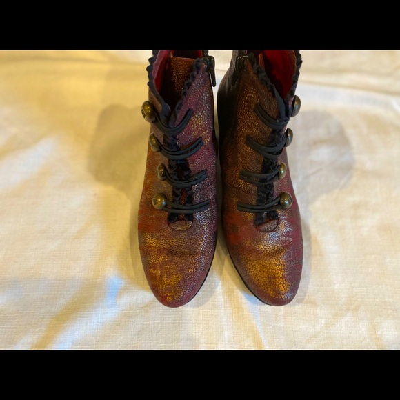 Jose Saenz ankle boots Metallic brown size 36 - Picture 1 of 16